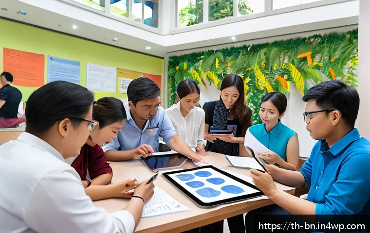 개인 연구에서의 측정 도구 선택하기 - A professional research setting in Thailand, showing a diverse group of Thai researchers and partici...