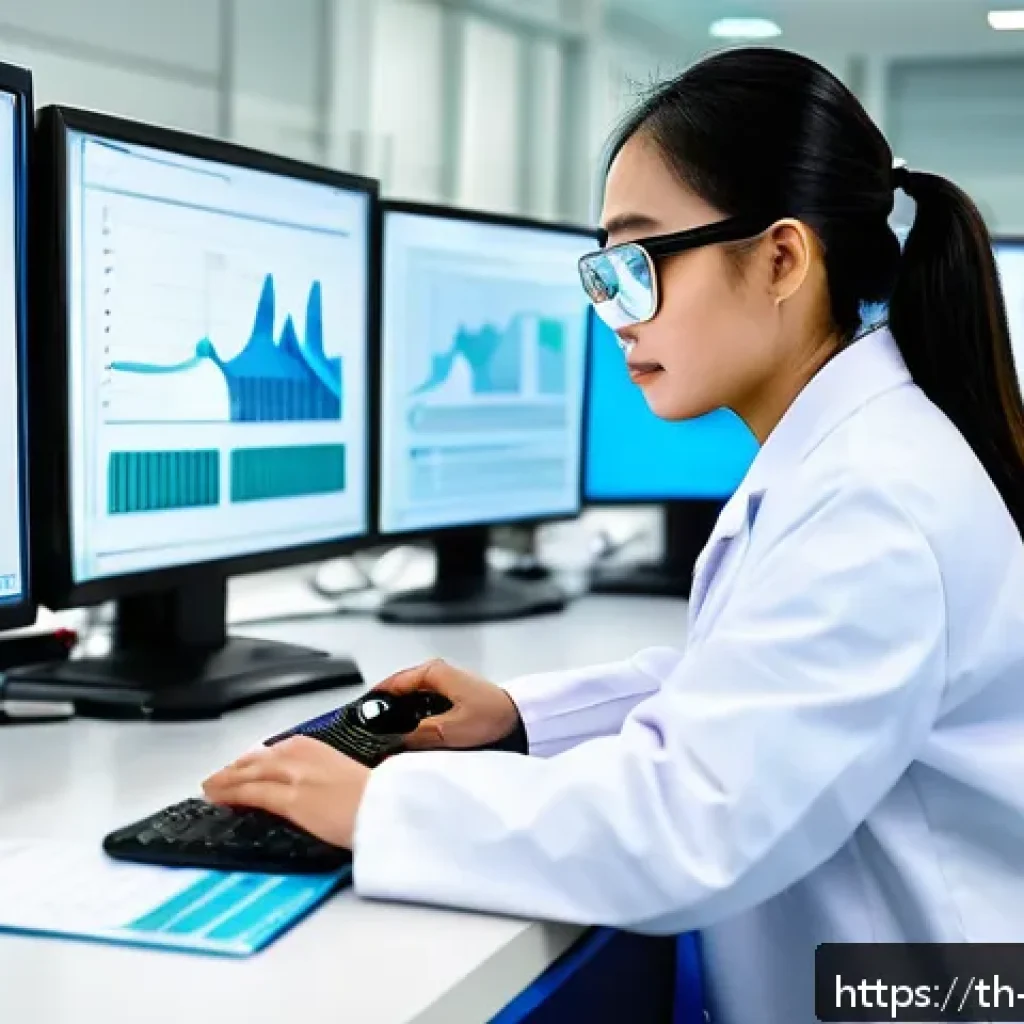 실험 설계에서의 인과 관계 확립 방법 - A detailed scientific laboratory scene showing researchers conducting a randomized controlled trial ...