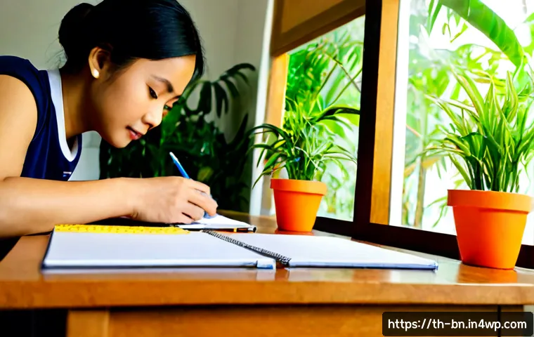 Home 17 개인 연구에서의 실험 설계의 실제 - Photorealistic Thai independent researcher planning a practical home experiment at a tidy wooden des...